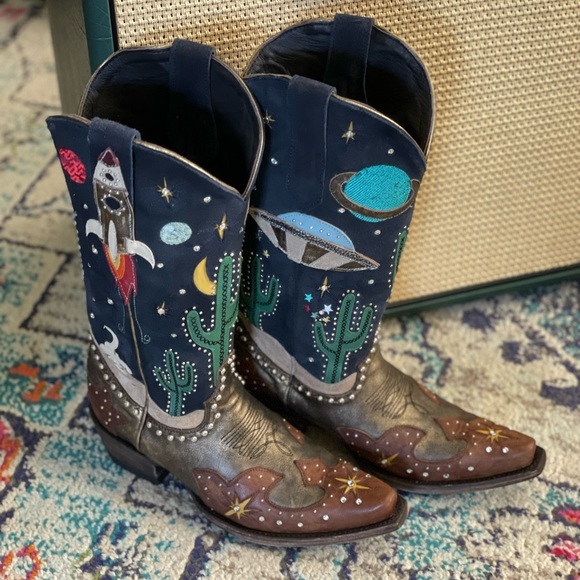 Old Gringo boots 7.5B GALACTIC - Picture 5 of 6